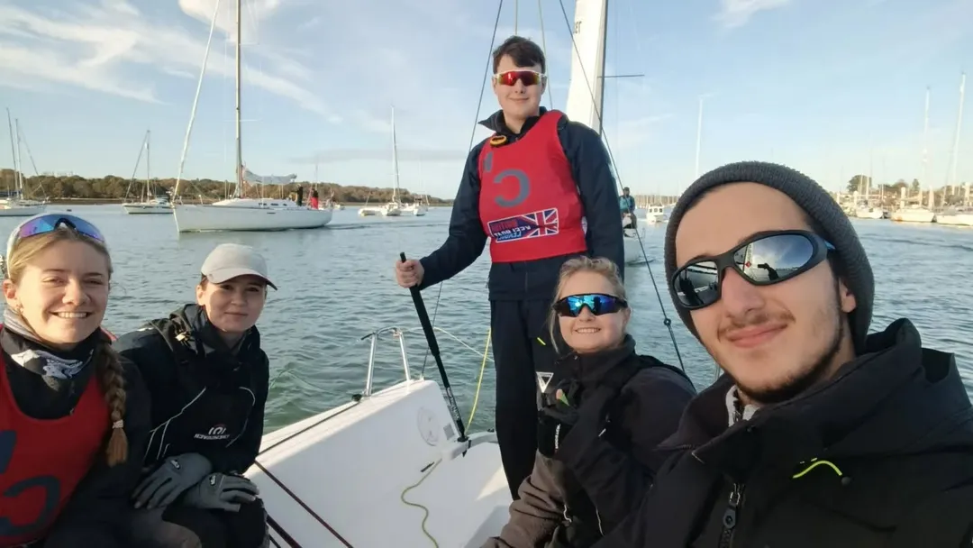 First official race in J70 with @unisotonsailing ! Academy Trophy in the @royalsouthernyc , first event out of 4 in the University Sailing L