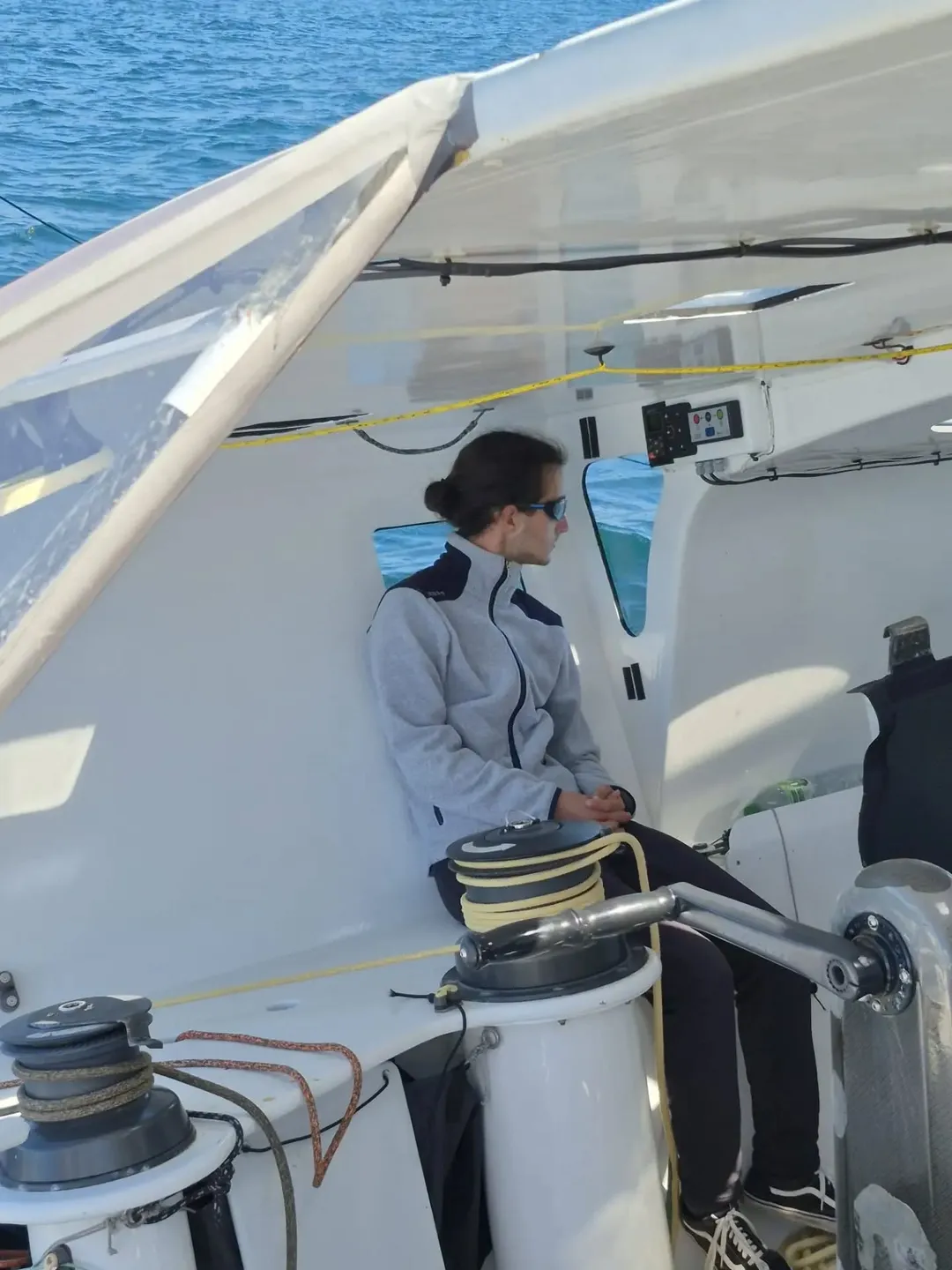 ☀️ SUMMER RECAP 1/3 ☀️ 🇨🇵 J'ai navigué en IMOCA !! Au début de l'été j'ai eu la chance de travailler quelques jours pour @jb.daramy sur so